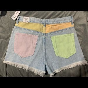 pacsun denim shorts